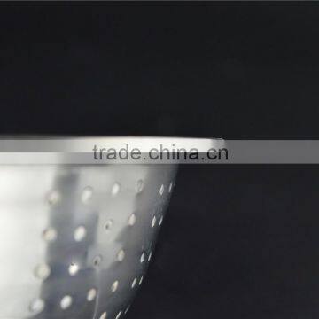 Hot Selling Kitchenware Pure Color Multifunctional Stainless Steel Strainer Bowl photo-2