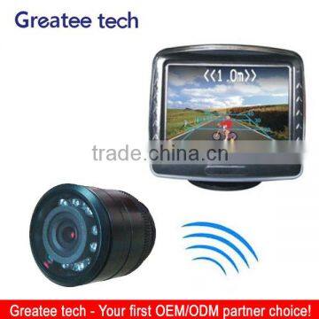 Wireless car rearview camera system with 3.5 inch monitor