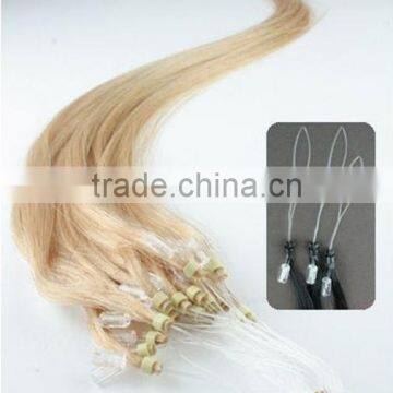 Wholesale price hair style brazilian virgin hair micro ring Hair extension made in china