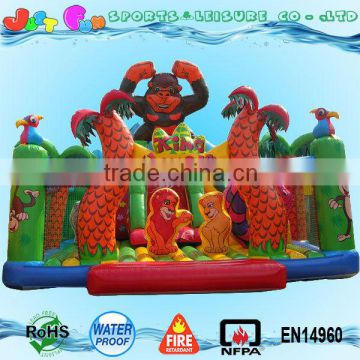 kids playground game center jungle obstacle course outdoor inflatable playground balloon