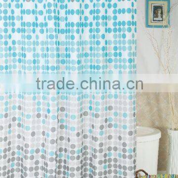 Fashion Waterproof Polyester custom printed shower curtains for USA market