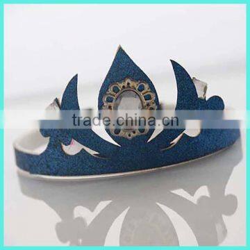 11cm The shape of the fire plastic frozen princess blue crown