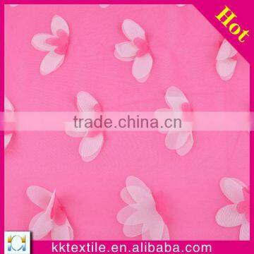 Vivid butterfly flower girl dresses chiffon embroidery designs for wedding dress