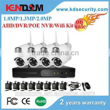 8CH Channel Security WiFi NVR kit 720P Network IR High Definition Wireless