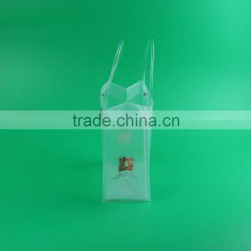 2016 Hot Sale pp Plastic Wine Bag Plastic Bag Carrying Handle for Drinks photo-4