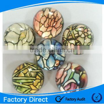 Promotional custom glass fridge magnet/crystal glass fridge magnet