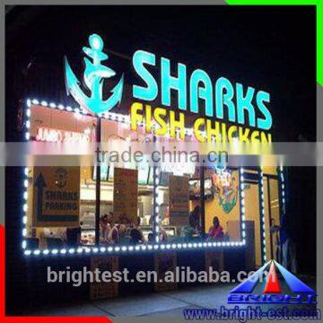 DC12V 4pcs 5050 high power injection LED module with lens Samsung CRE RGB module osram display led modules