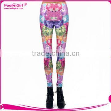 Factory Price Galaxy Space Print Leggings Pant Stretch Tights