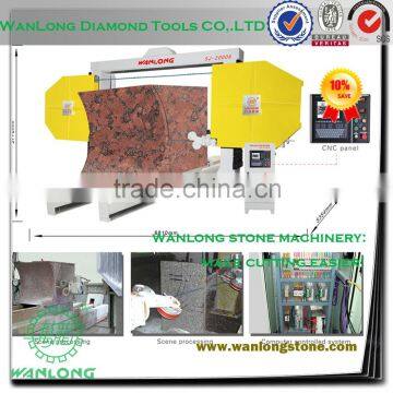 SJ-2000A Numerical Control Wire Saw for quartz stone block and edge cutting