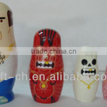 wooden nesting doll , babushka doll , matryoshka doll