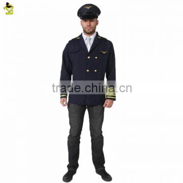 Halloween new design airline pilot uniform cosplay instant costume