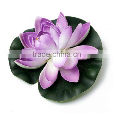 Aquarium Artificial Aquatic Lotus Flower Fish Tank Ornament Plant Decoration New photo-3