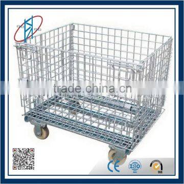 Industrail Galvanized Steel Wire Storage Cage