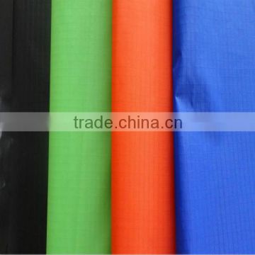 Tarp tent fabric- silicon coated nylon rip stop fabric