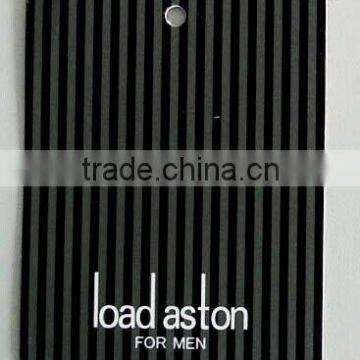 high quality silk screen swing tags with round corner (M-HT110)