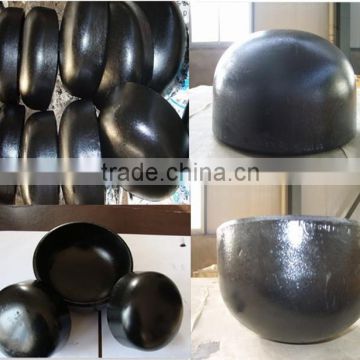 carbon steel seamless butt weld diameter pipe cap&pipe caps &oil pipe and fitting