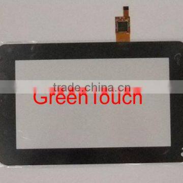 Custom Smaller Demension 2.8"5",7",10.1" Capacitive Touch Panel With Printing White Logo and Some LED Apertures photo-5