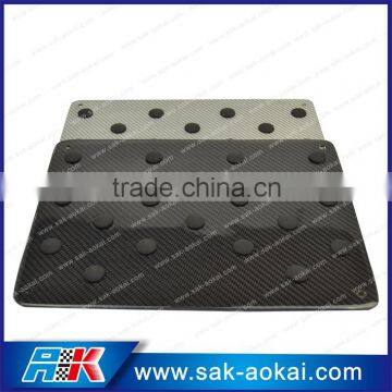 Real Carbon Fiber Car Floor Carpet Pedal Mat Pedal photo-2