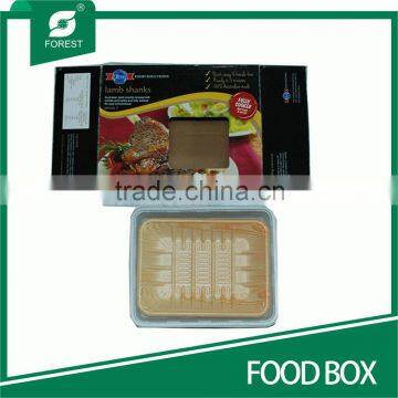 CUSTOM CORRUGATED FOOD DELIVERY BOX WITH PLASTIC TRAY photo-3