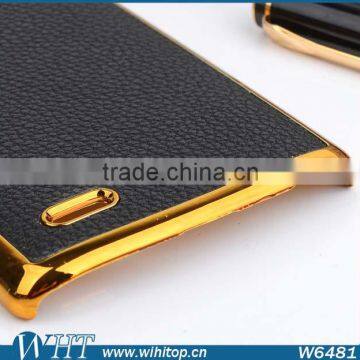 Fancy Mobile Phone Cover PC Chrome Leather Coated for LG G3 Case photo-6