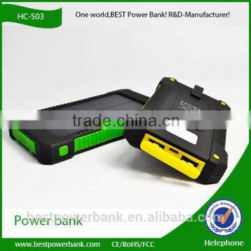 HC-S03 2016 Products Solar Power Bank Charger for Cell Phones Smartphones photo-4