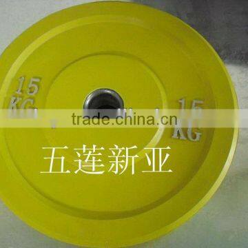 Rubber color weight plate