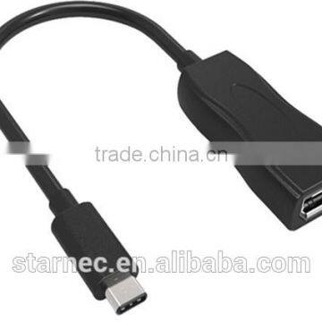 New Arrival USB Type C To DP Cable Displayport Female To USB 3.1 Male Adapter