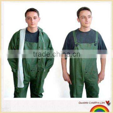 Adult pvc suspender rainsuit trouser