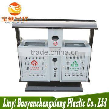 China Wholesale Indoor OEM Stand Galvanized Steel Garbage Containers photo-5