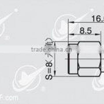 SMA connector for flexible cable