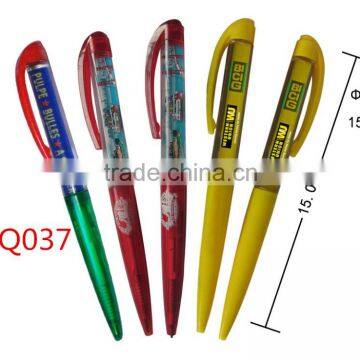 Top selling products 2015, OEM 3d floater pen, liquid floater ball pen, new products on china market