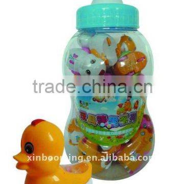 Candy toy,Pull back animal,duck fan promotion gift with candy