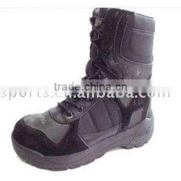 durable leather boot military boot, military combat boot 511-1