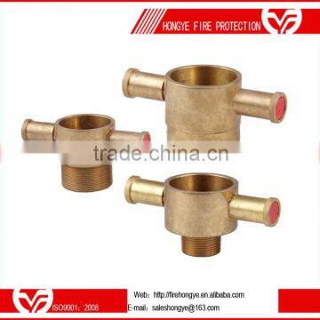 HY003-018K-75A Brass BS instantaneous fire hose Coupling hose adapter john morris