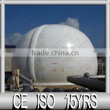 Double Membrane Biogas storage tank with biogas equipment