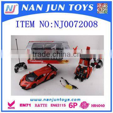 wholesale radio control car transform robot toy for kids                        
                                                Quality Choice
