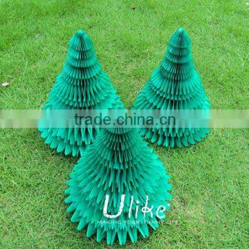 green honeycomb christmas tree for 2015 christmas decoration 3d christmas tree centerpiece