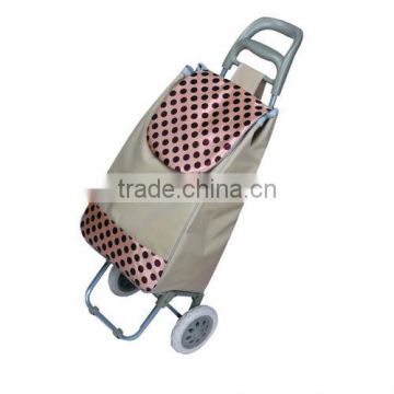 Polyester 600d fabric eva trolley bag