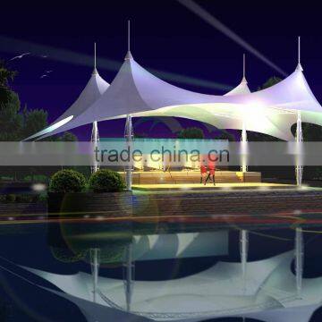 parking landscape Tent Tensile Membrane Structure canopy ETFE