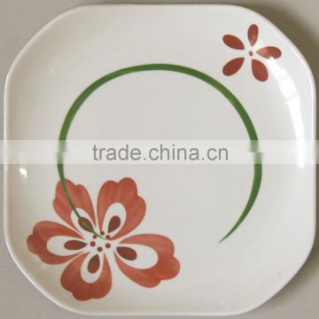 square custom print melamine plates PL-07