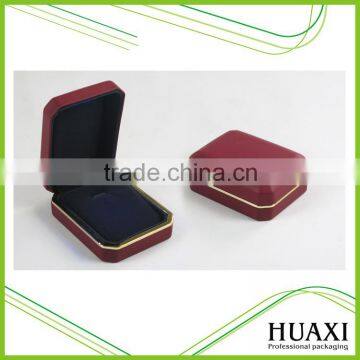 Huaxin Leather Covered Velvet Plastic Ring Jewelry Led Light Box