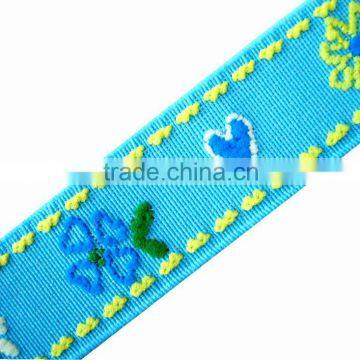 Elastic band flexible webbing jacquard strap