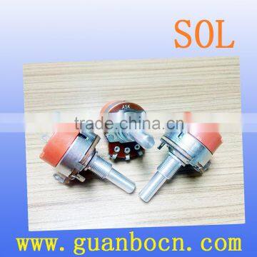 SOL--24mm sakae potentiometer switch potentiometer 20k potentiometer rotary alpha Potentiometer b500k 9n1 potentiometer