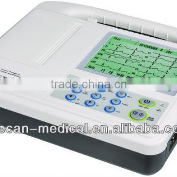 ECG-2206G 5.7 inch LCD 12 Leads 6 Channels ECG Machine