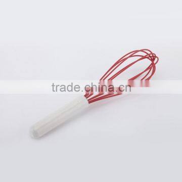 8 inches silicone egg whisk