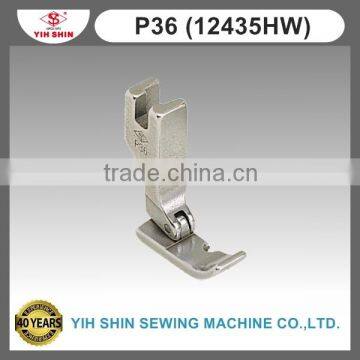 Industrial Sewing Machine Parts Sewing Accessories Hinged Zipper Feet Single Needle P36 (12435HW) Presser Feet