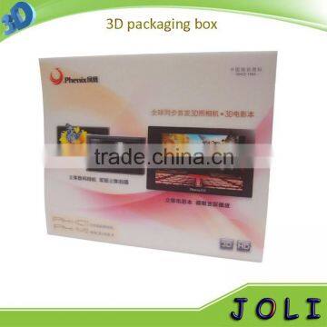 custom 3d plastic dvd box set packaging box