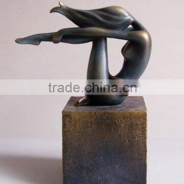 polyresin dancing girl sculptures