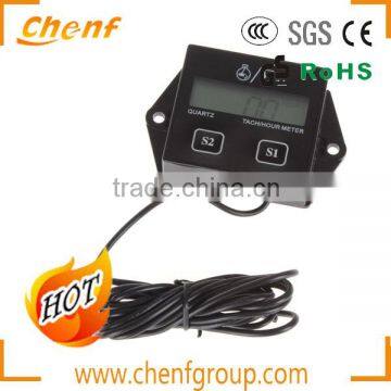 Newest Auto Motorcycle Engine Tachometer & Hour Meter with LCD Display