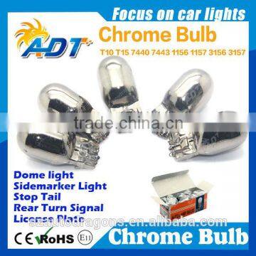 Best Sellers 7443 7440 T20 Chrome Bulb Chromed Silver White Amber Color Auto Bulb Car Accessories